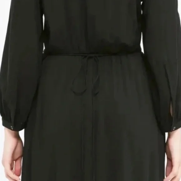 Uniqlo Black Button Down Dress - Picture 3 of 4